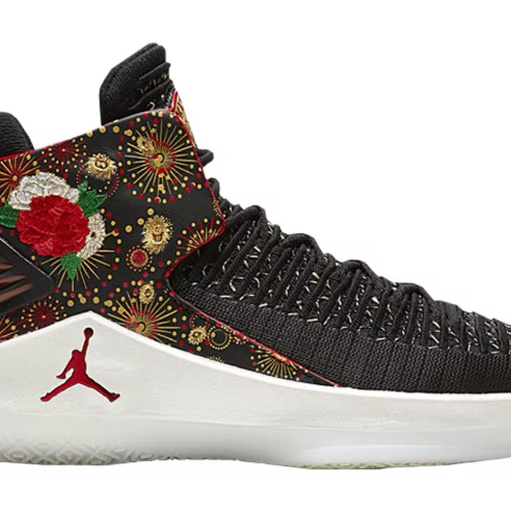 Air Jordan 32 Chinese New Year Black Red Basketball Shoes Men’s